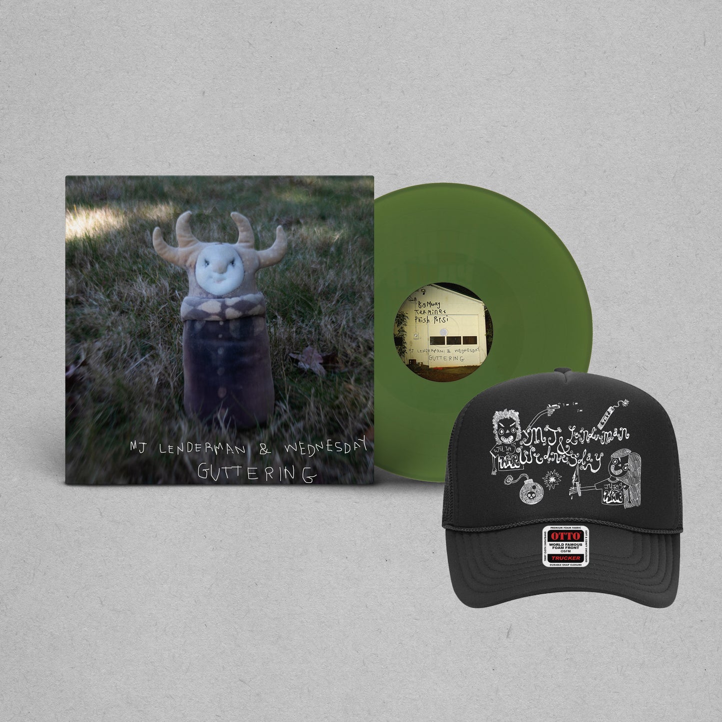 MJ Lenderman & Wednesday - Guttering Bundle (Green Vinyl + Hat)