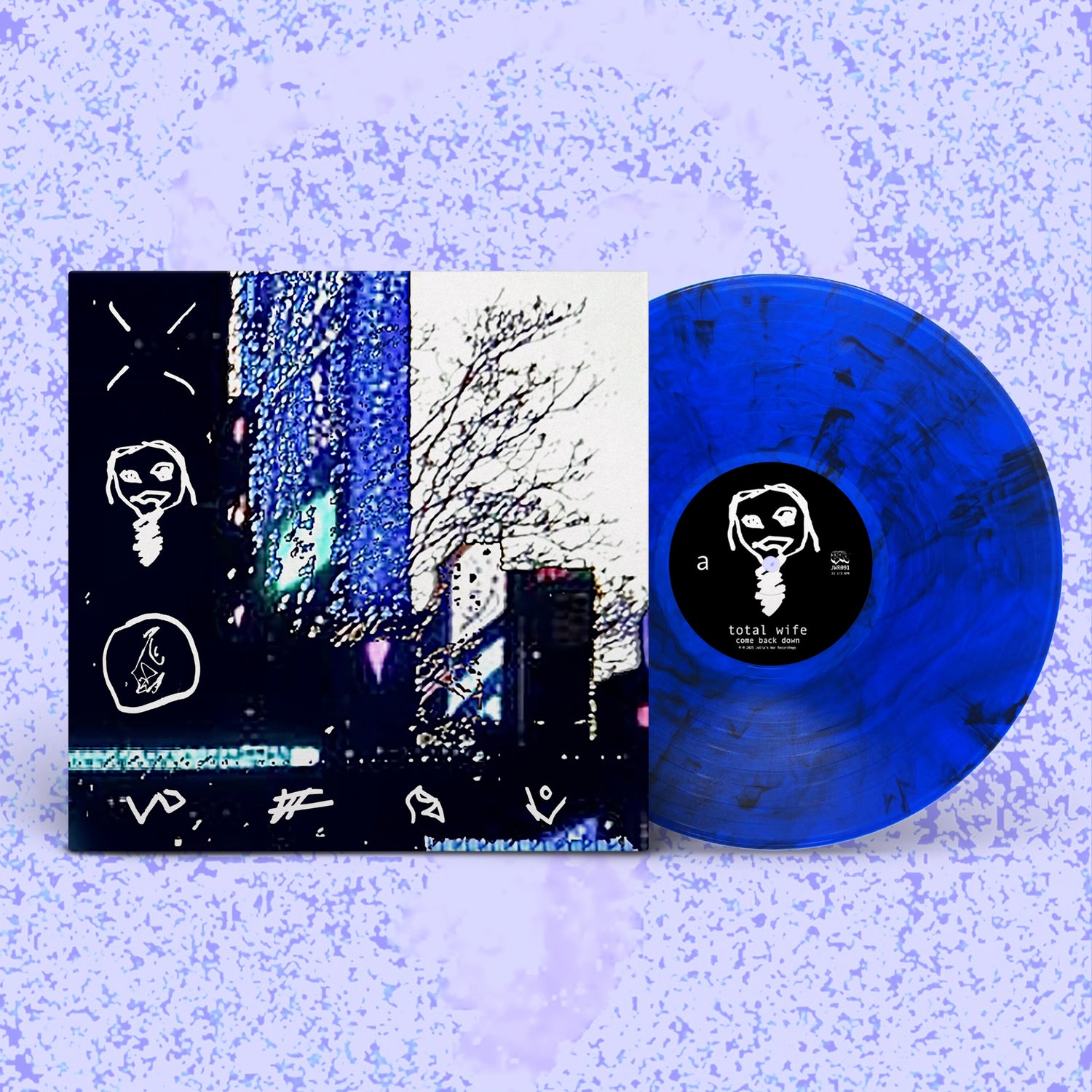 come back down - electric blue vinyl