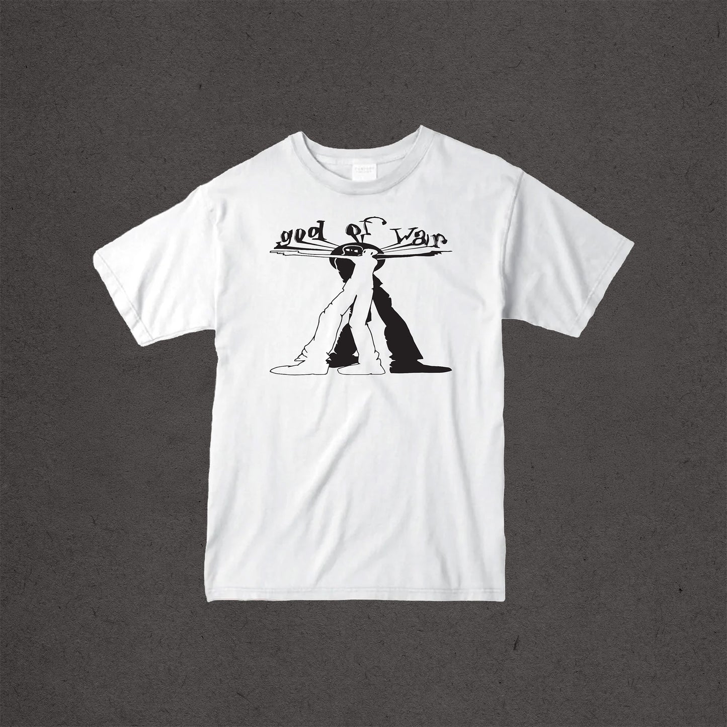 god of war white t-shirt